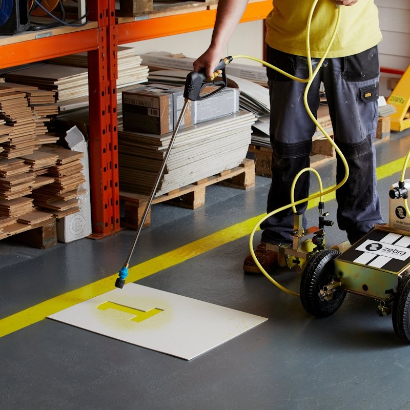 Zebra Hard Surface Line Marking Paint - 5L