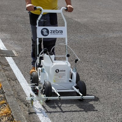 Zebra Pro Hard Surface Line Marking Machine