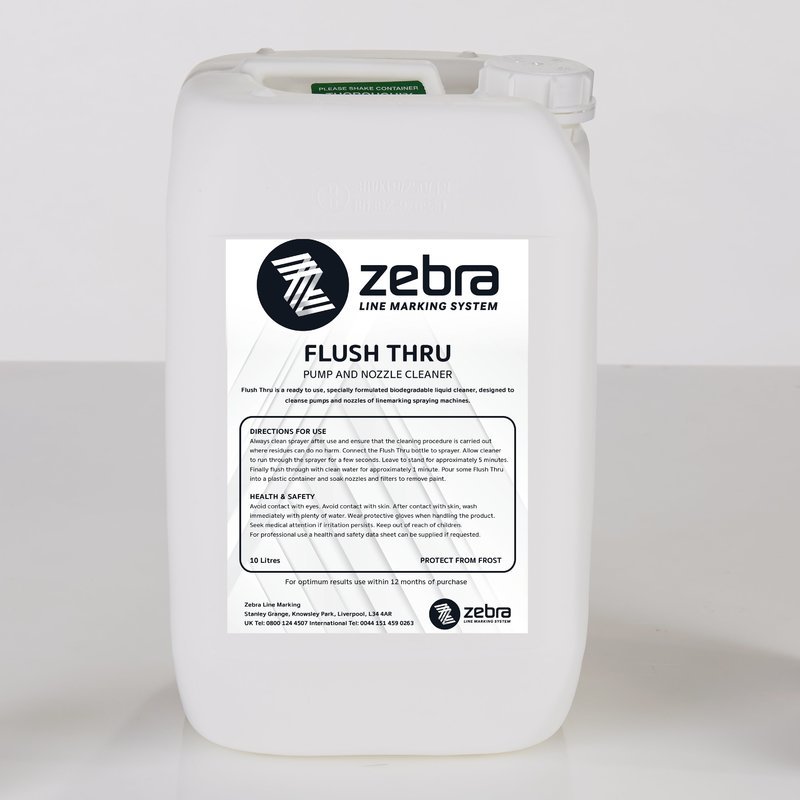 Zebra Flush Thru Pump & Nozzle Cleaning Fluid - 10L /